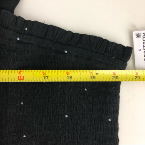 bp Tops Bp Smocked Tank Black With Dots Size 2x Nwt Nordstroms Rack